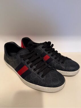 Gucci Men's Ace GG Supreme Sneakers